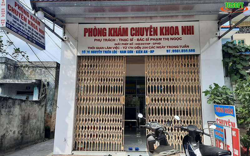 Phần mềm quản lý phòng khám TCSOFT MEDICAL triển khai cho phòng khám nhi Bs Ngọc