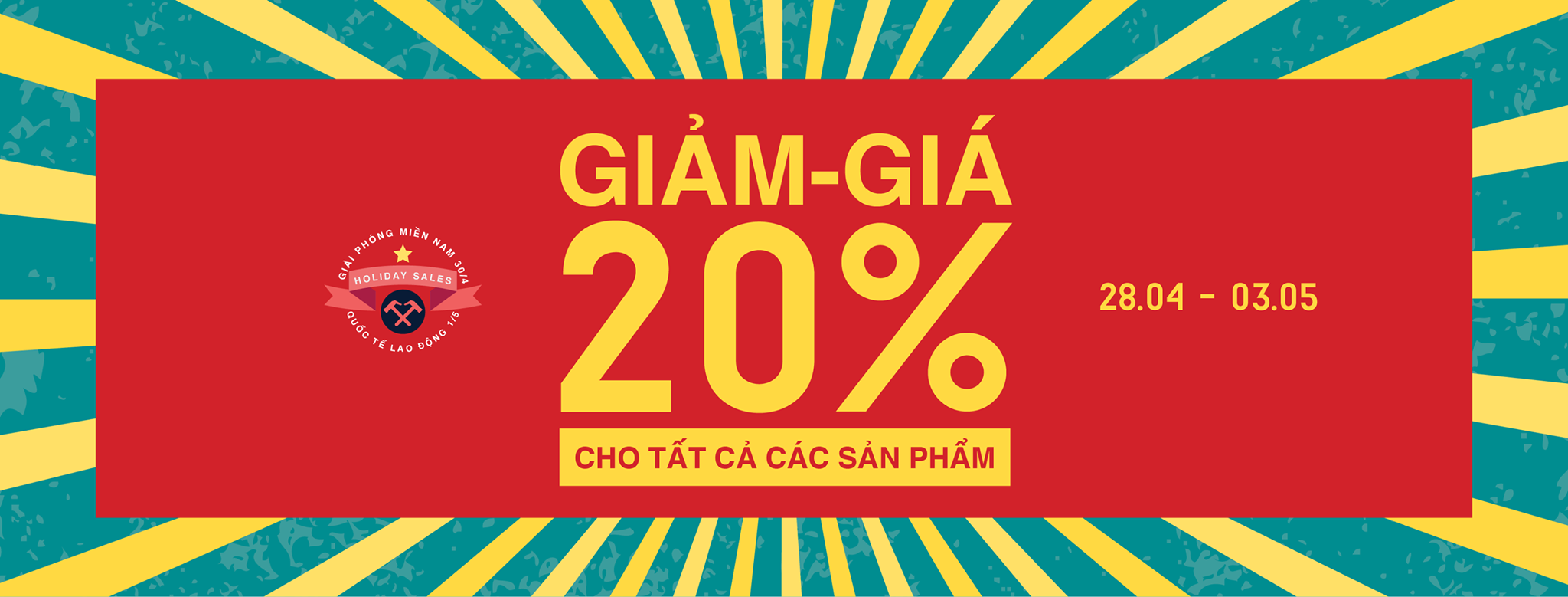 KHUYẾN MẠI TƯNG BỪNG MỪNG NGÀY LỄ LỚN 30/4 VÀ 1/5