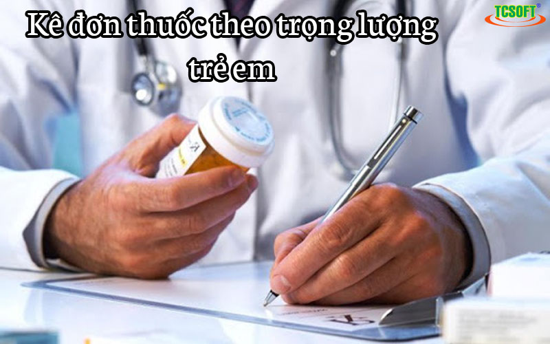 Lấy liều lượng dựa trên trọng lượng trẻ em