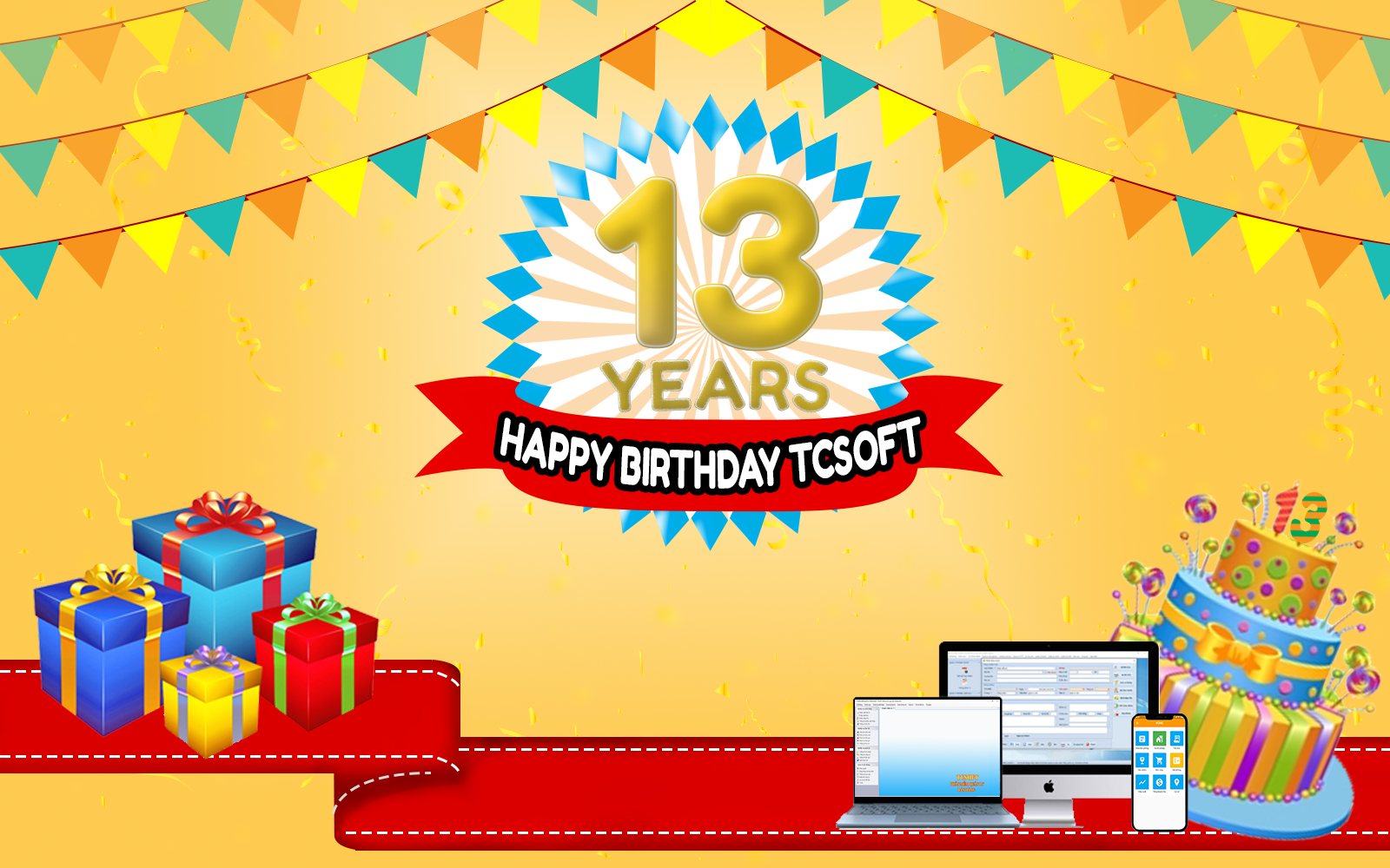 Mừng sinh nhật tuổi 13 của TCSOFT