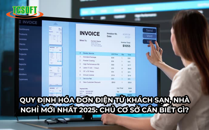 Quy định hóa đơn điện tử khách sạn, nhà nghỉ mới nhất 2025: chủ cơ sở cần biết gì?